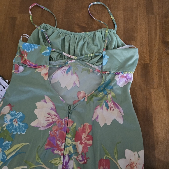 B Darlin Satin Midi Dress - Picture 7 of 8